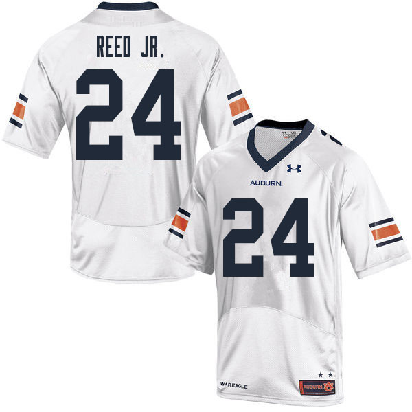 Auburn Tigers Men's Eric Reed Jr. #24 White Under Armour Stitched College 2020 NCAA Authentic Football Jersey ZCI7274DX